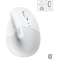 Logitech Lift for Mac -hiiri, valkoinen