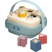 Smoby Little Shape Sorter Basket - Cream - ONE SIZE
