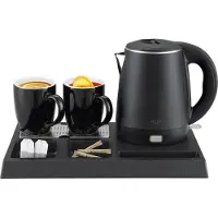 Adler Hotel Kettle AD 1387 -vedenkeitin, 1,0 l, musta