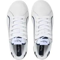 Pepe Jeans for boy. PBS000009 Trainers Player Young white (37), Flat, Laces, Casual, children's fashion