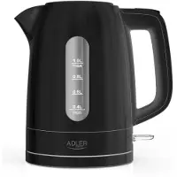 Adler AD 1380B -vedenkeitin, 1,0 l, 2200 W, musta