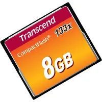 Transcend 8GB CompactFlash 133x muistikortti