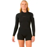 Rip Curl D/patrol 2/2 Mm Spring Naisten Pitkähihainen Shorty-märkäpuku Takavetoketjulla