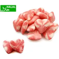 Kärkkäinen Sugared Strawberry Twist Heart 1 kg irtokarkki