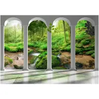 Kärkkäinen Artgeist Pillars and Forest itseliimautuva fototapetti