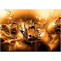 Kärkkäinen Artgeist Oily Flower (Orange) itseliimautuva fototapetti