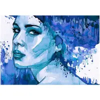 Kärkkäinen Artgeist Blue Lady fototapetti