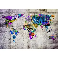 Kärkkäinen Artgeist Across Colorful World itseliimautuva fototapetti