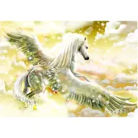 Kärkkäinen Artgeist Pegasus (Yellow) itseliimautuva fototapetti