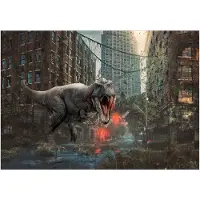 Kärkkäinen Artgeist Dinosaur in the City itseliimautuva fototapetti