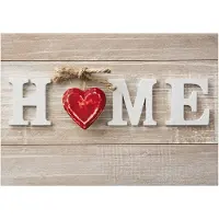 Kärkkäinen Artgeist Home Heart (Red) itseliimautuva fototapetti