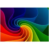 Kärkkäinen Artgeist Colorful Pinwheel itseliimautuva fototapetti