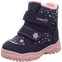 Superfit Talvisaappaat 'Husky 1' marine / roosa / valkoinen