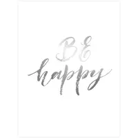 Kärkkäinen Be Happy 30x40cm juliste