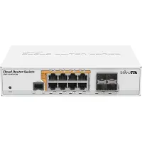 Mikrotik CRS112-8P-4S-IN - Hallittava Layer 3 -kytkin, Valkoinen