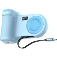 Belkin Stage PowerGrip, Matkapuhelin/älypuhelin, Aktiivinen teline, Käsi, Vaaleansininen (CTA006HQBL)