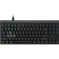 Logitech G G515 RAPID - Näppäimistö - matala profiili, analoginen - TKL - taustavalaistu - USB - QWERTY - US International - musta