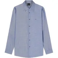 Armani Exchange for man. XM002112AF22548UB113 Shirt Regular Fit blue (XXL), Casual, Cotton, Long sleeve