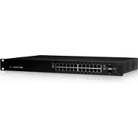 Ubiquiti Networks ES-24-250W verkkokytkin Hallittu L2/L3 Gigabit Ethernet (10/100/1000) Power over Ethernet -tuki 1U Musta (ES-24-250W)