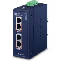Planet IPOE-270-12V verkkokytkin Power over Ethernet -tuki Sininen (IPOE-270-12V)