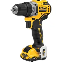 DeWalt Pora/ruuvinväännin DCD701D2; 12 V; 2x2,0 Ah akku