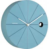 Karlsson seinäkello Destacado Cuckoo air blue KA6068BL