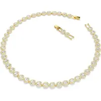 Swarovski Ketju 'Una' kulta / läpinäkyvä