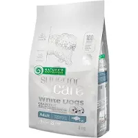 Nature's Protection LUONNON SUOJAUS Ylivertainen hoito White Fish Pieni- ja minikuivaruoka - 4kg