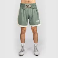 Venum Classic Nyrkkeilyshortsit Vihreä Valkoinen