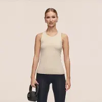 Casall Essential Racerback Tank - Cream - S