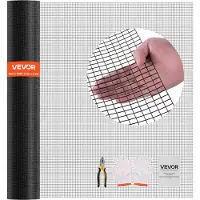 Vevor -aitaverkko, 152 cm x 30,4 m, 1/2 tuumaa, 19-gaugen paksuinen sinkitty verkko, säänkestävä vinyylipinnoitettu kanaverkkoaita, kestävä hitsattu aita puutarhakasveille kanin, käärmeen ja häkin häkk