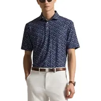 Ralph Lauren Lightweight Airflow-Knt-Polo - Navy - S