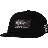 Salty Crew Fish Market Snapback Black One Size