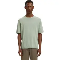 Selected Slmtorino Ss Knit Crew Neck Noos - Green - XXL