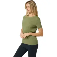 Super.natural Casual Rib Bio J Regular Fit Lyhythihainen T-paita