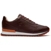 Timberland for man. TB0A2MP3W011 Scout Heights dark brown leather sneakers (49), Flat, Laces, Casual