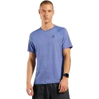 Odlo Men's T-Shirt Crew Neck S/S X-Alp Pw 115 Dazzling Blue Melange Lyhythihaiset treenitopit XL
