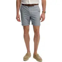 Superdry for man. M7110487A Shorts Premium Textured Chino blue (36), Casual, Cotton