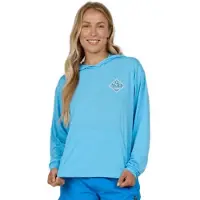 Salty Crew Tippet Fill Tech Hoody Longsleeve Lycra pool blue Koko XL