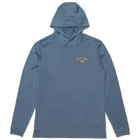 Salty Crew Overnight Hood Sunshirt Longsleeve Lycra sininen, XXL