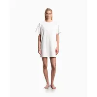 Emporio Armani for woman. EW004078_AF20244 Simple white dress (M), Casual, Cotton, Beachwear, Short sleeve