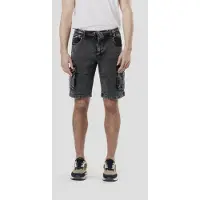 KOROSHI Cargofarkut harmaa denim