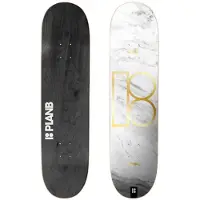 Plan B White Marble Gustavo 8.0"x31.55" Twin Skeittilaudan dekki uni Koko Uni