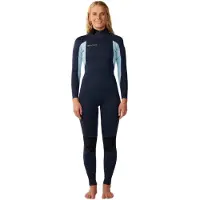 Rip Curl Trad 3/2 Mm Naisten Pitkähihainen Neopreenipuku Jossa Vetoketju Selässä