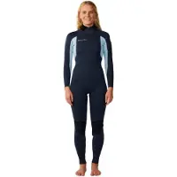 Rip Curl Trad 3/2 Mm Fl Naisten Pitkähihainen Neopreenipuku Jossa Vetoketju Selässä