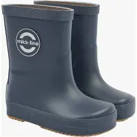 Mikk-Line Wellies Solid - Barefoot - Navy - 19