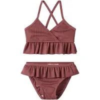 Lil´ Atelier Nmffola Fia Swim Set Lil - Burgundy - 98