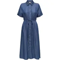 ONLY Onlcharis Life 2/4 Shirt Dress Wvn Cc - Blue - S