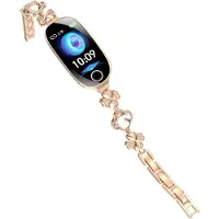 INF Älykello kompatibelt med Heart Rate, SpO2 ja Blood Pressure -seuranta (Ei Lääkinnällinen) — IP67, Bluetooth 5.3, 50+ Urheilutilaa, Joeme Fit kompatibelt med Ruusukulta