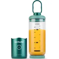 NutriBullet NBP013GR, Kannettava blenderi, 0,59 L, Jäänmurskaus, Vihreä
